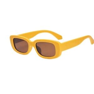 Unisex Vintage Retro 90's Style Square Frame Trending Colorful Sporty Sunglasses